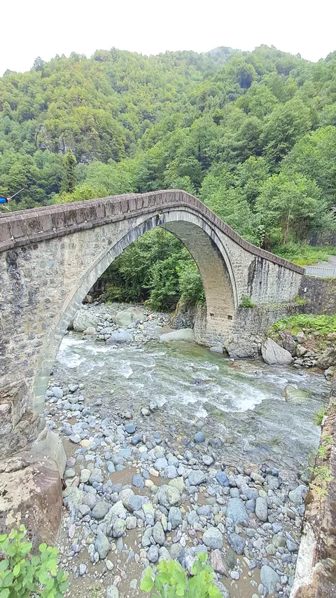 Arhaviden Mençuna Şelalesi Yolu