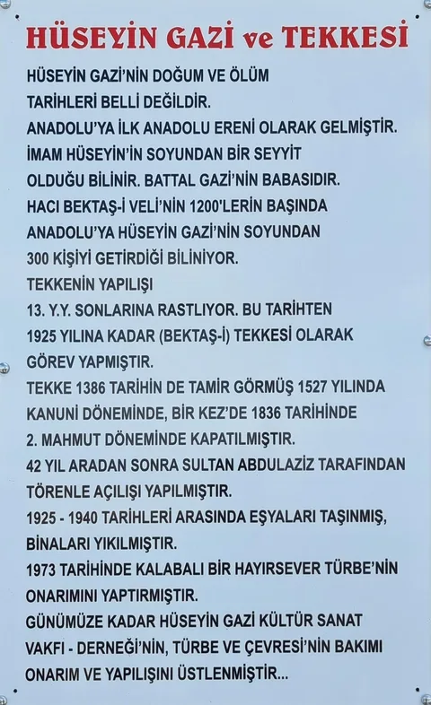 Hüseyin Gazi Türbesi